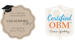 Badges Certified CEO & OBM support